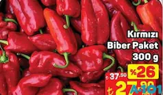 KIRMIZI BİBER PAKET 300 G fiyat ve kampanya bilgisi